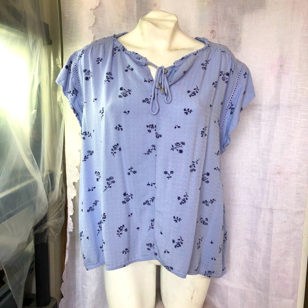 Ladies xxl baby blue top